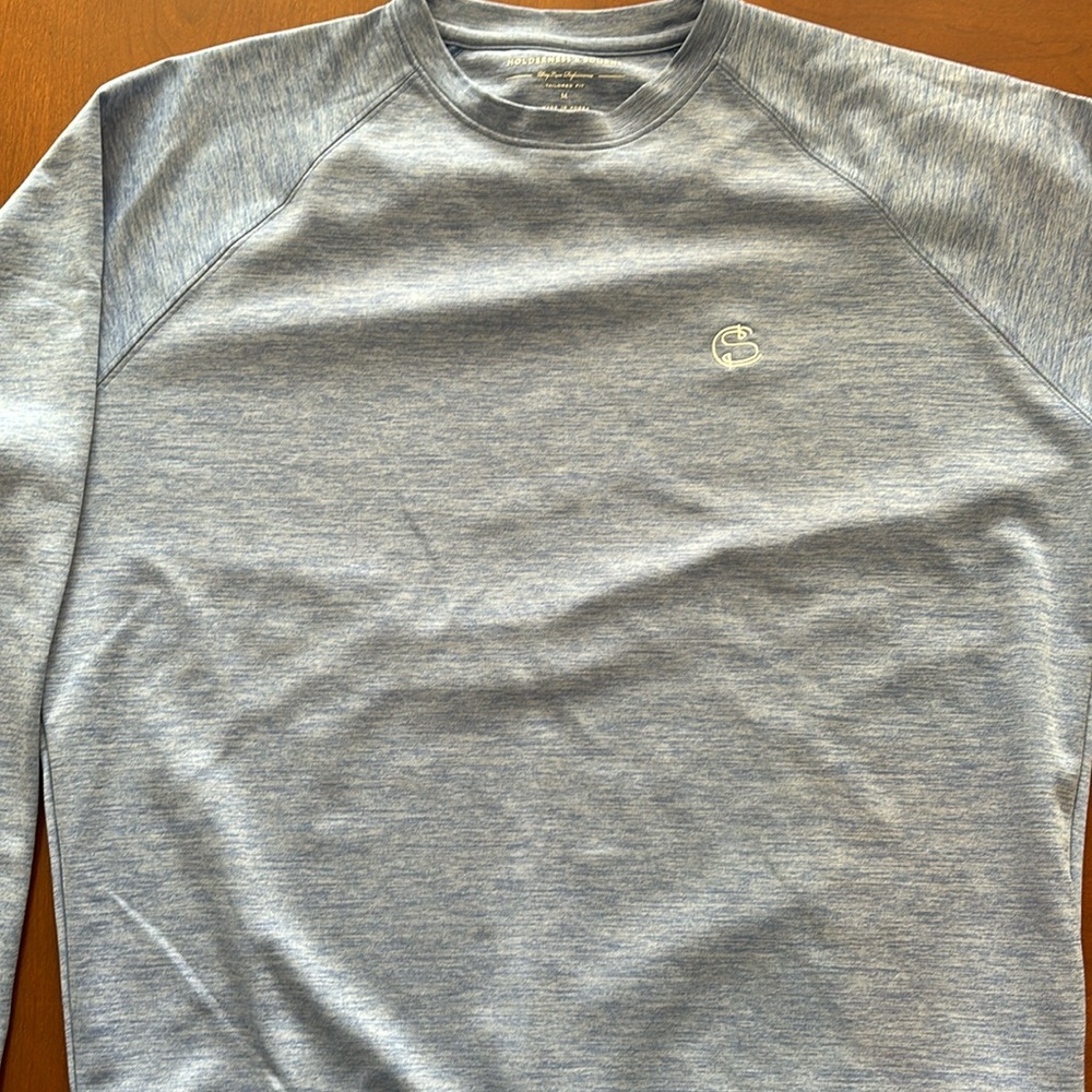 Holderness & Bourne Sweetens Cove Crewneck Medium Heathered Blue